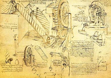 Архимедовы винты и водяные колеса